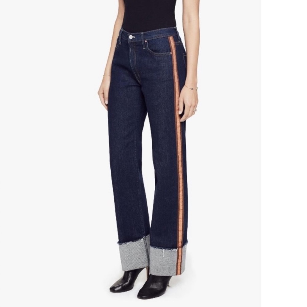 ISO: MOTHER Duster Cuff Fray Jeans